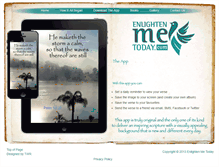 Tablet Screenshot of enlightenmetoday.com